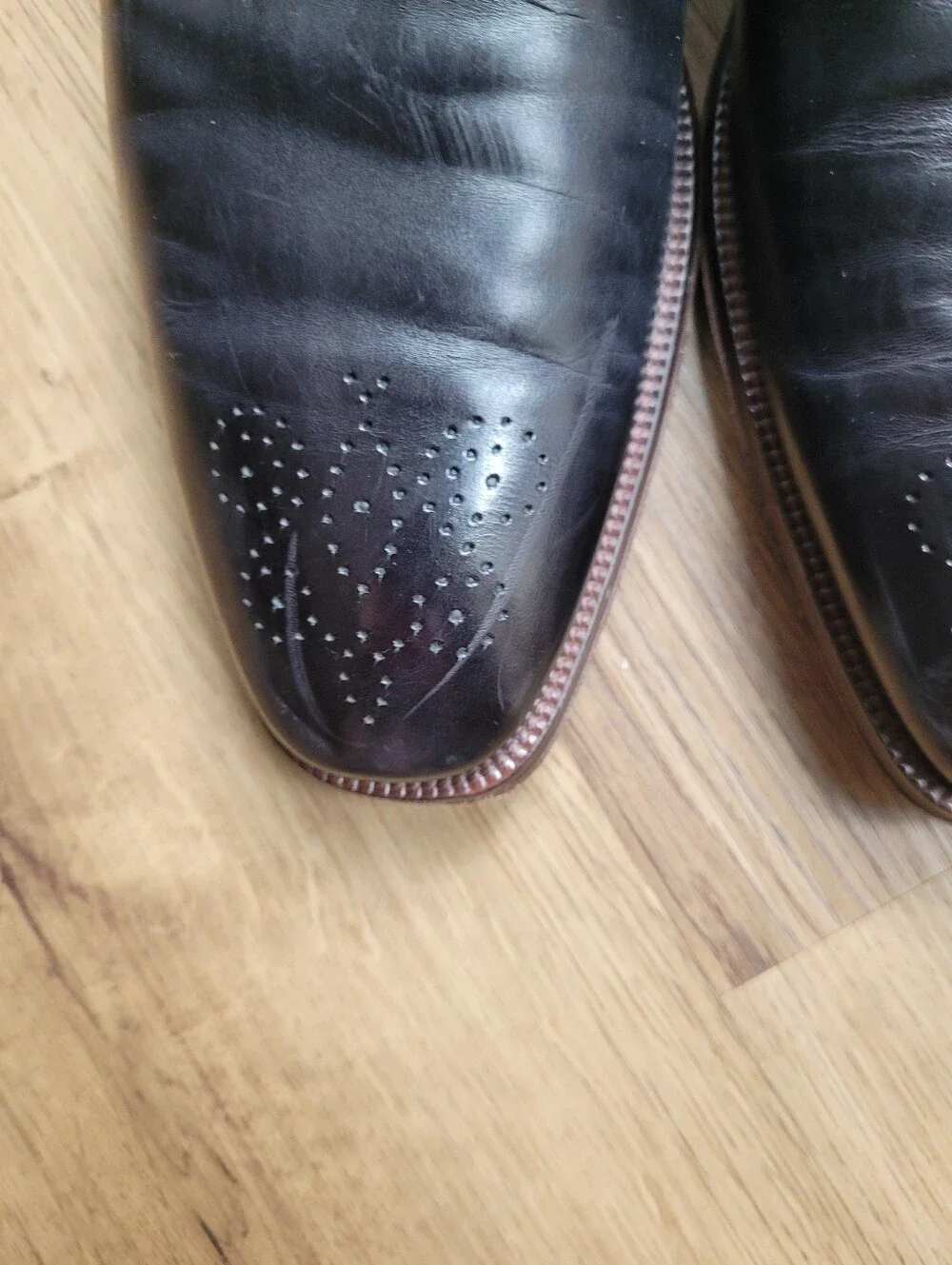 Johnston Abd Murphy Boydstun Medellion Durby Shoes Sz 12 Vguc